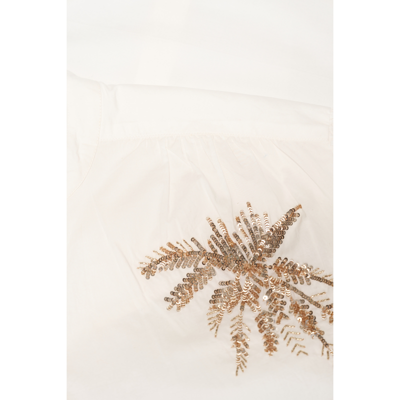 Dames Blouse EX14-25291 Expresso Wit