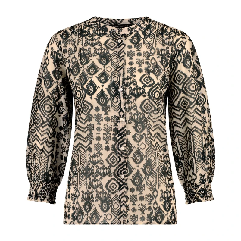 Dames Blouse EX14-25357 Expresso MIDDEN BRUIN