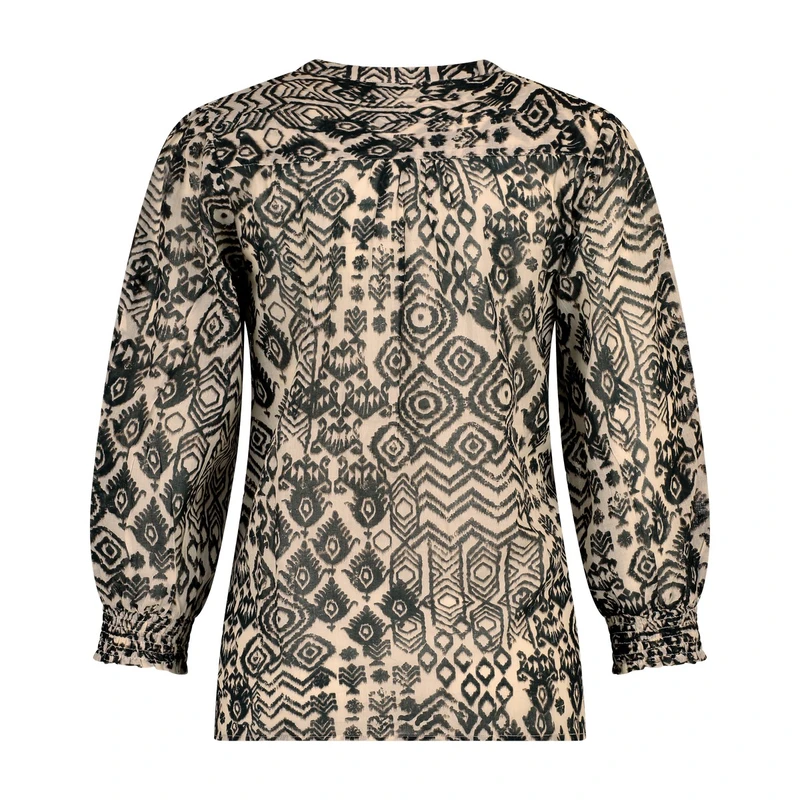 Dames Blouse EX14-25357 Expresso MIDDEN BRUIN