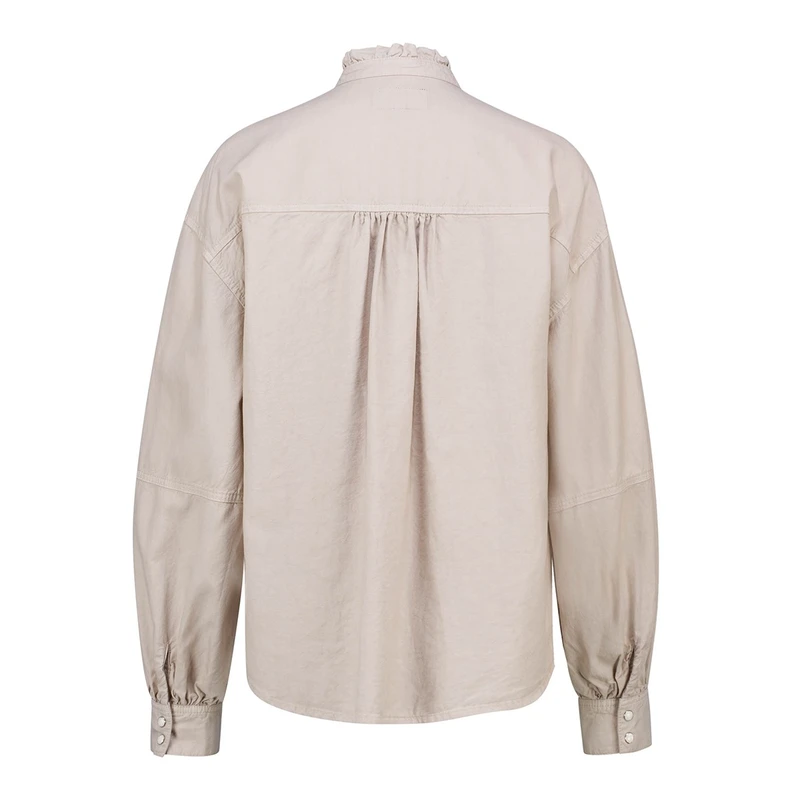 Dames Blouse EX23-14034 Expresso TAUPE