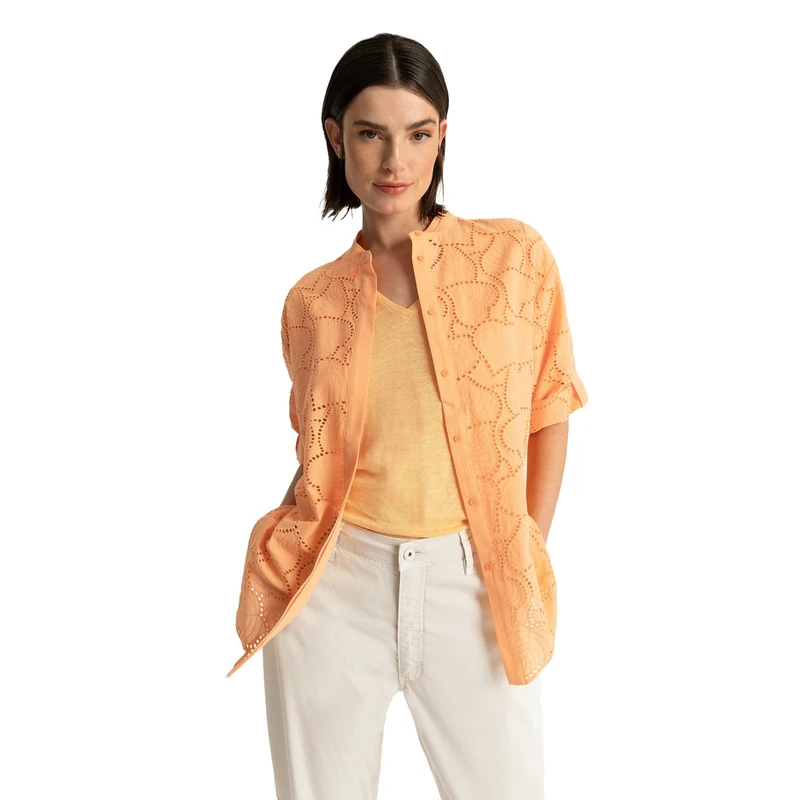 Dames Blouse EX23-14037 Expresso PEACH