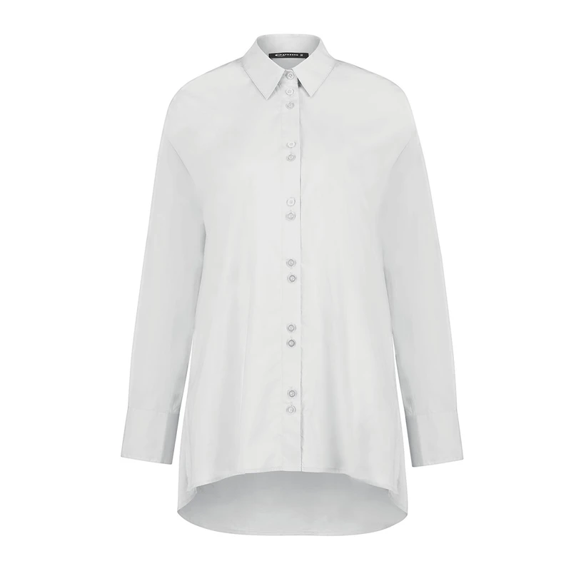 Dames Blouse EX24-14001 Expresso Wit