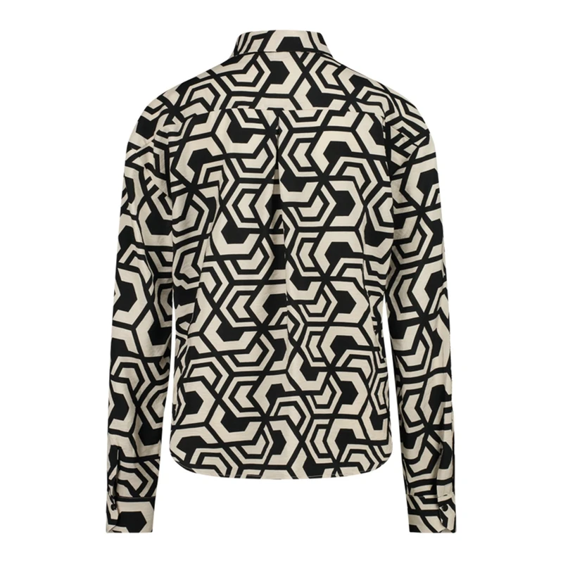Dames Blouse EX24-14003 Expresso ZWART