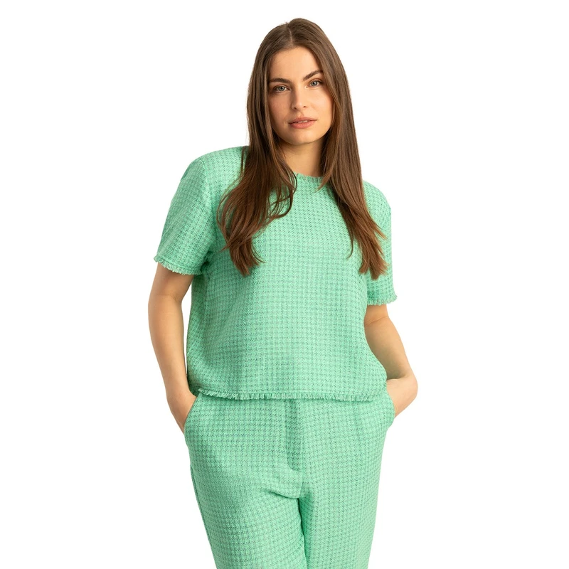 Dames Blouse EX24-14005 Expresso APPELGROEN