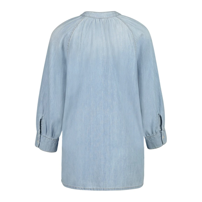 Dames Blouse EX24-14010 Expresso LIGHT BLUE DENIM