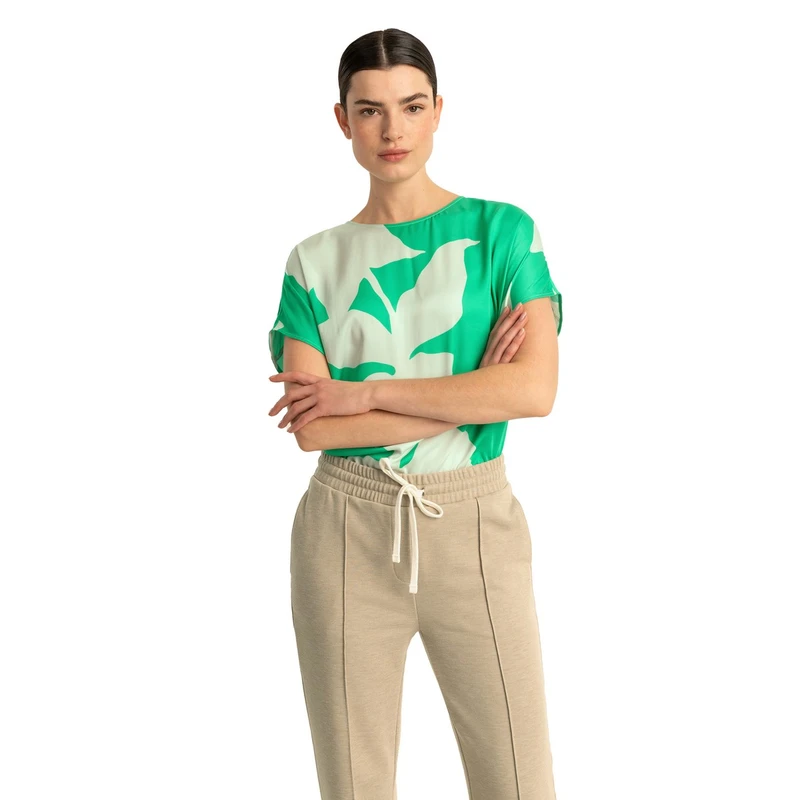 Dames Blouse EX24-14020 Expresso APPELGROEN