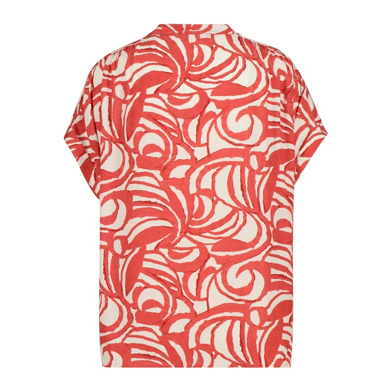 Dames Blouse EX24-14027 Expresso ROOD
