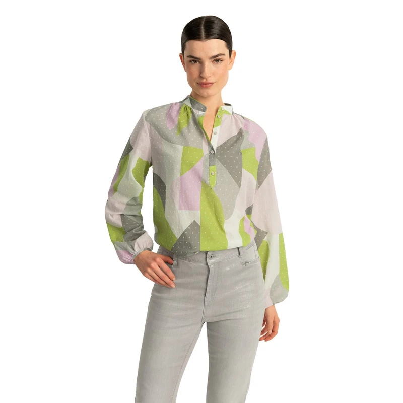 Dames Blouse EX24-14028 Expresso ROZE