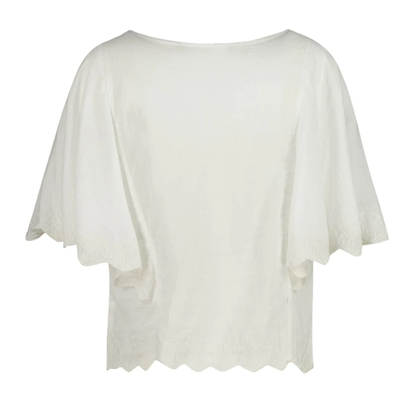Dames Blouse EX24-14036 Expresso OFF-WHITE