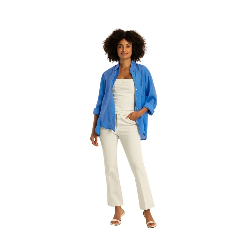 Dames Blouse EX24-14047 Expresso KOBALT