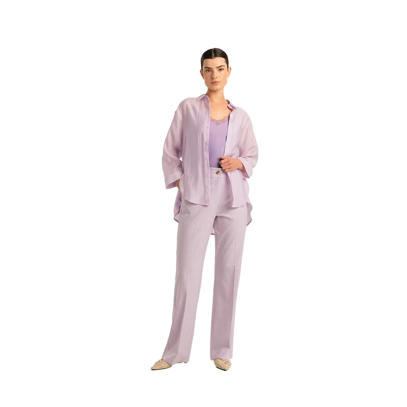 Dames Blouse EX24-14047 Expresso LILA