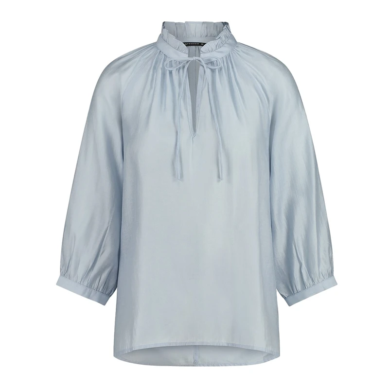 Dames Blouse EX24-14053 Expresso BLEU