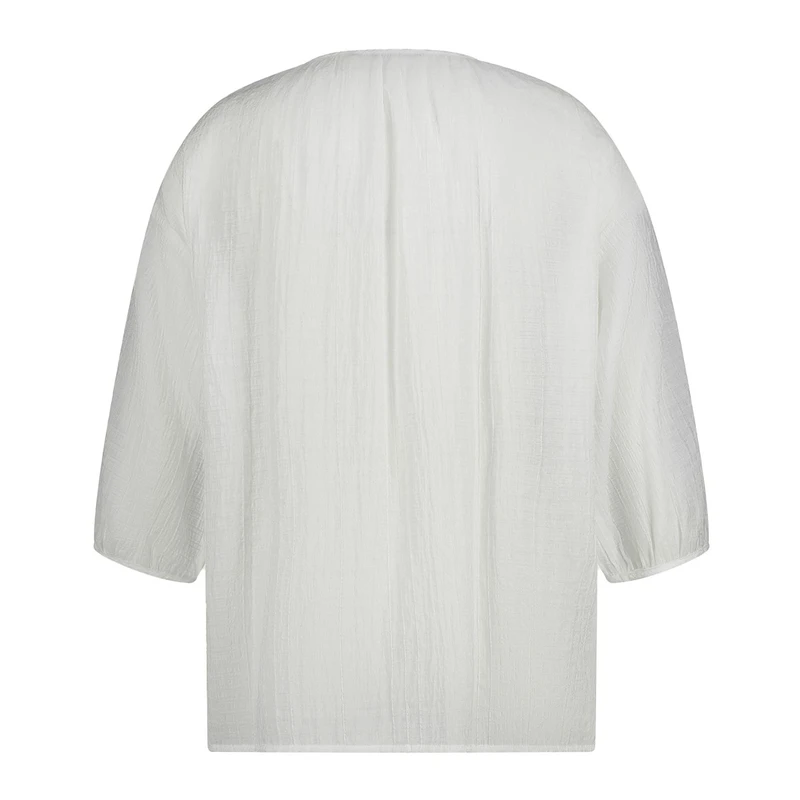 Dames Blouse EX24-14054 Expresso Wit