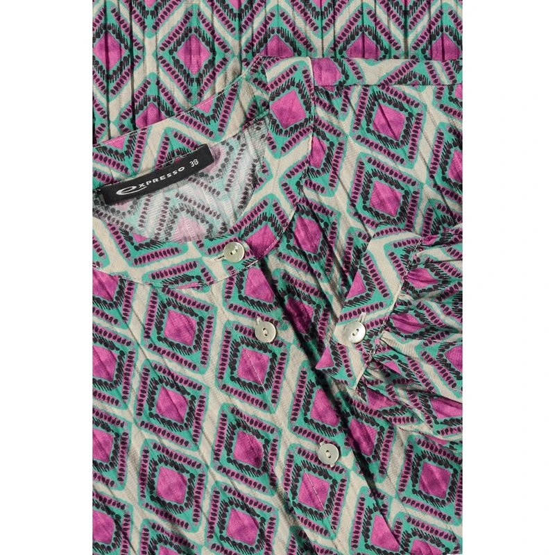 Dames Blouse EX25-14013 Expresso AQUA