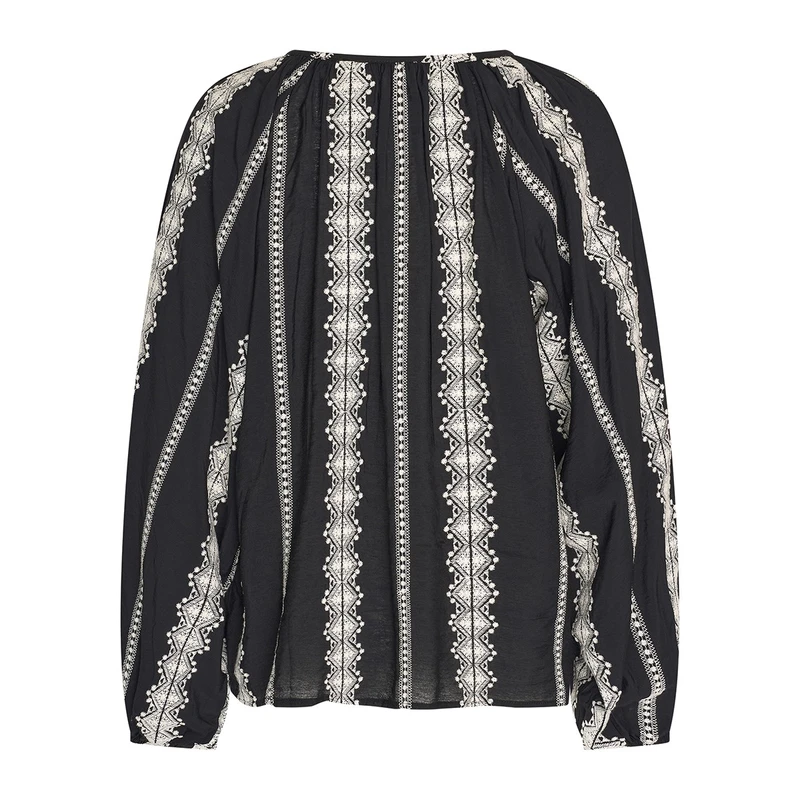 Dames Blouse EX25-14022 Expresso ZWART
