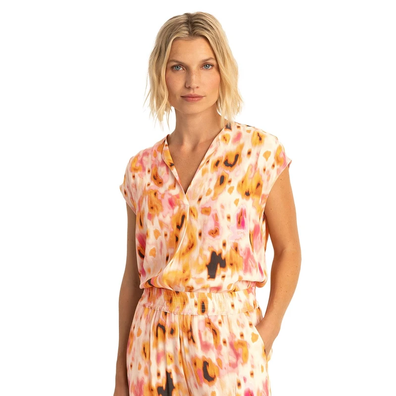 Dames Blouse EX25-14027 Expresso OKER