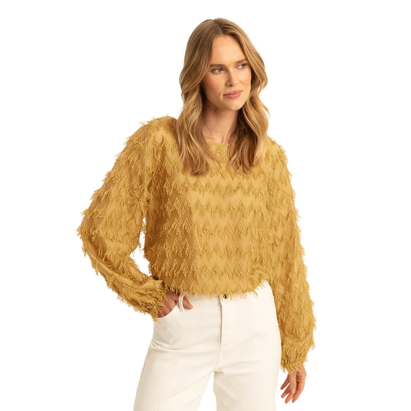Dames Blouse EX25-14032 Expresso OKER