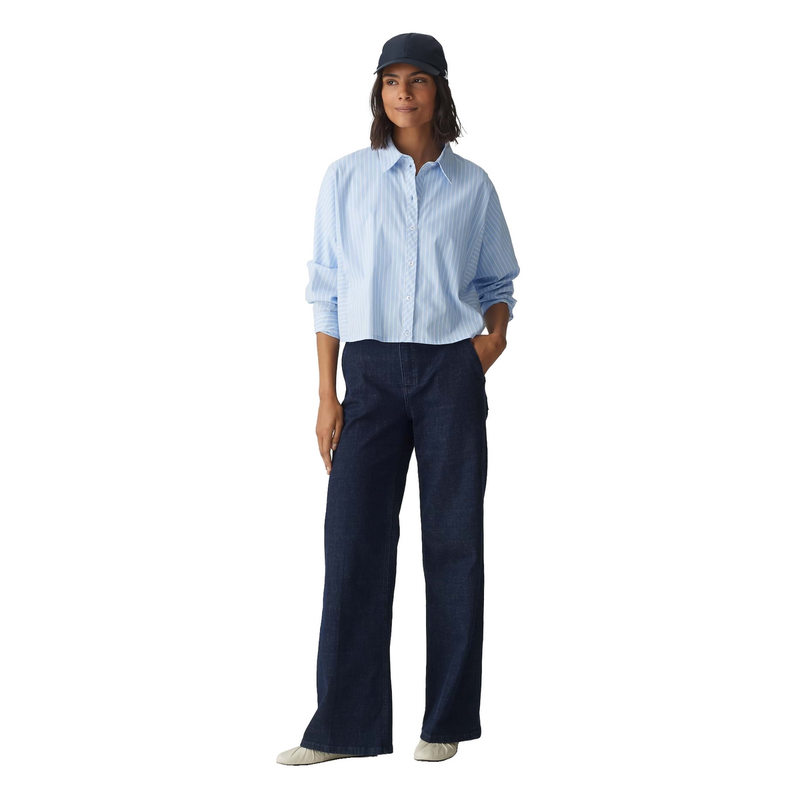 Dames Blouse Faletti Opus BLEU