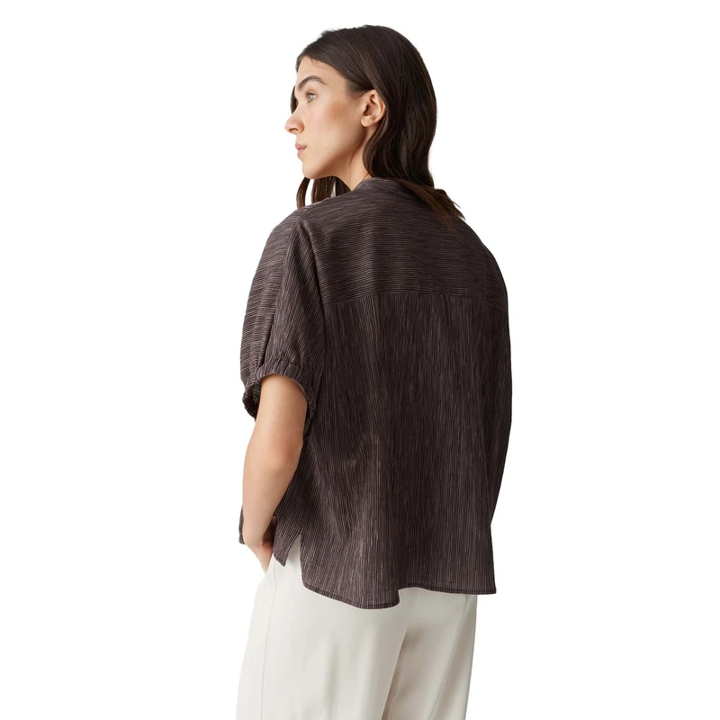 Dames Blouse Farula Opus MIDDEN BRUIN