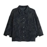 Dames Blouse Fiana palm leaves