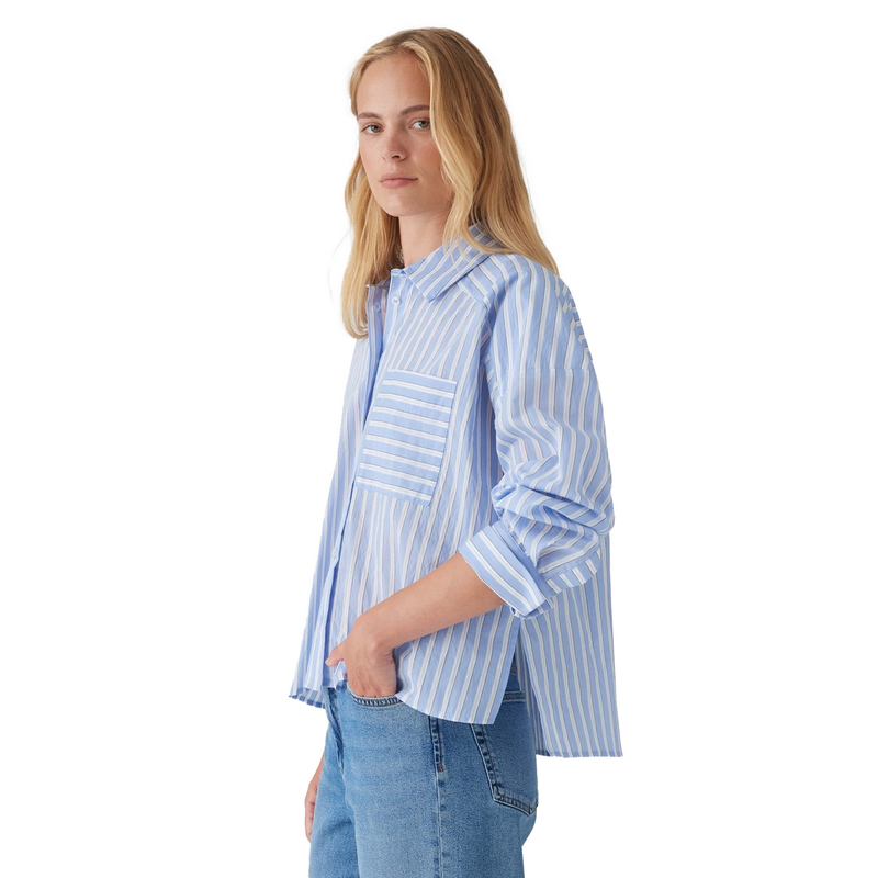 Dames Blouse Fokia Opus BLEU