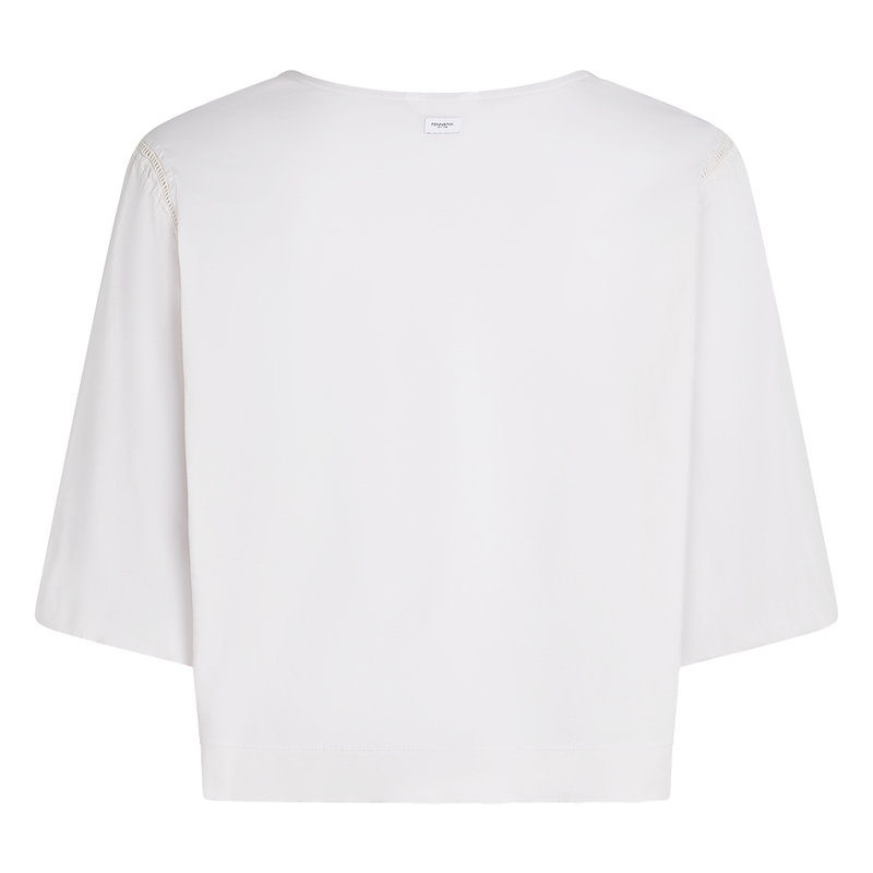 dames blouse half mouw Penn&ink GREIGE