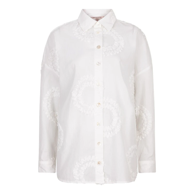 Dames Blouse HS25.09205 esqualo OFF-WHITE