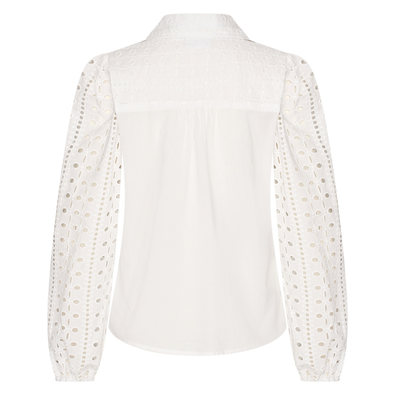 Dames Blouse HVSFloor HV Society WHITE DENIM