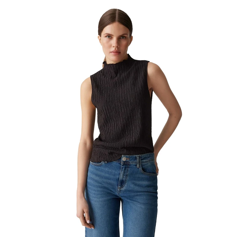 Dames Blouse Idala Opus MIDDEN BRUIN