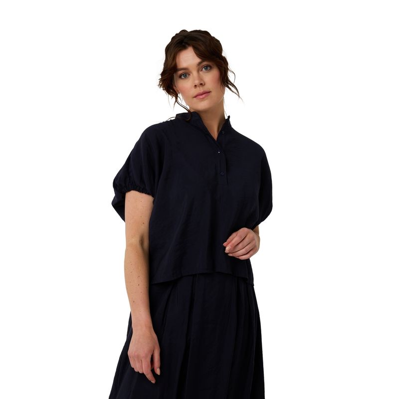 Dames Blouse IV-S04 Ivy & You NAVY