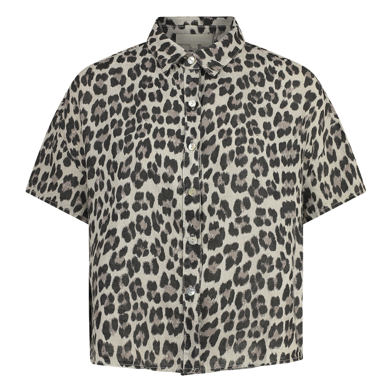 Dames Blouse IVL-S10 Ivy & You ZWART DESSIN