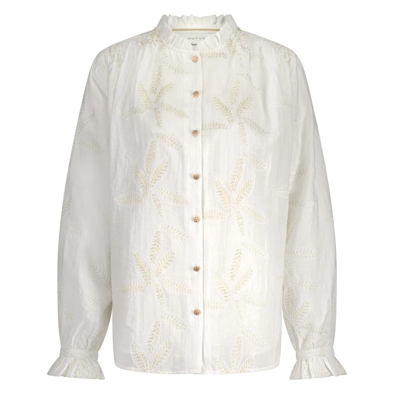 Dames Blouse Jenna Nukus Wit