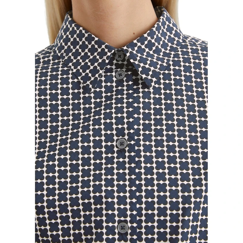 Dames Blouse M02096942331 Marc O'Polo BLAUW DESSIN