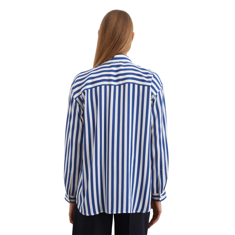 Dames Blouse M02120842109 Marc O'Polo BLEU