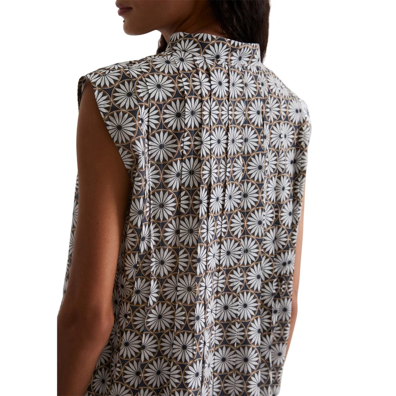 Dames Blouse M04080940019 Marc O'Polo BLAUW DESSIN