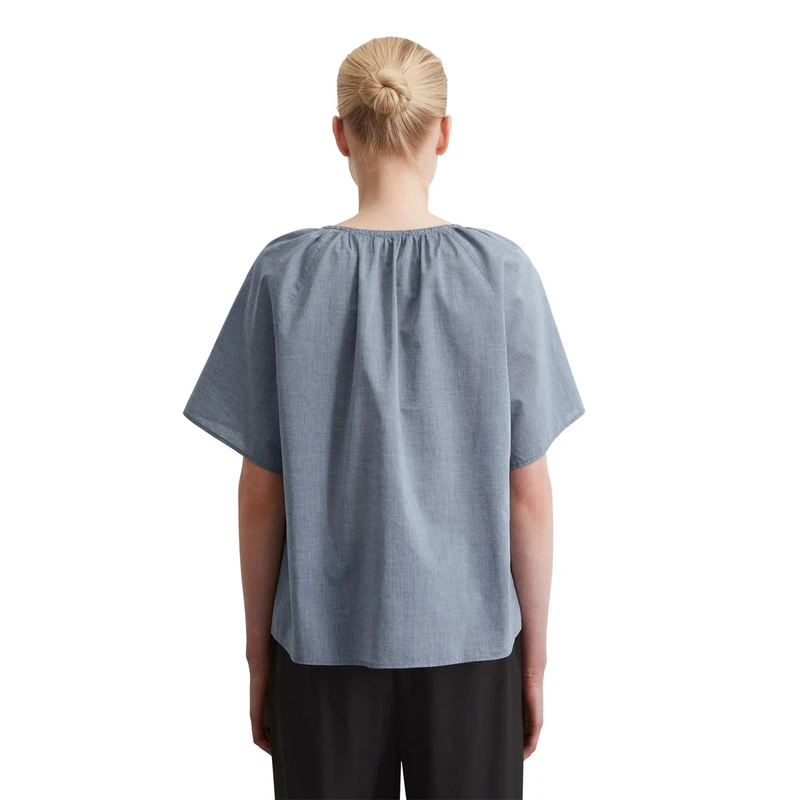 Dames Blouse M06099541035 Marc O'Polo BLAUW MELE