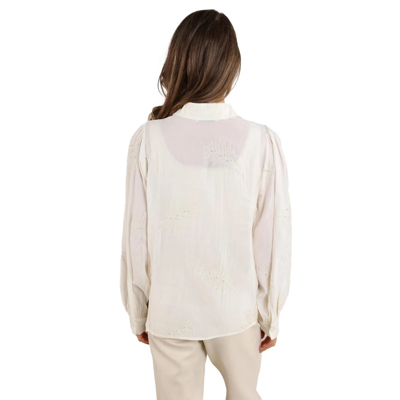 Dames Blouse MILANOVA BLOUSE PEAR Nukus OFF-WHITE