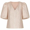 Dames Blouse MIRTHE TOP SHINY