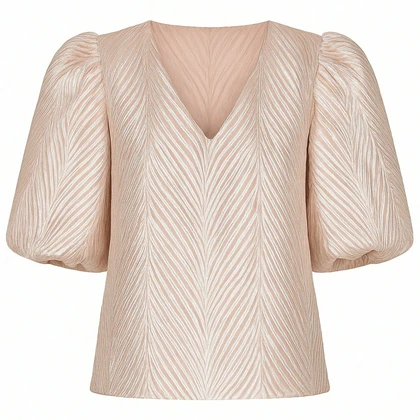 Dames Blouse MIRTHE TOP SHINY