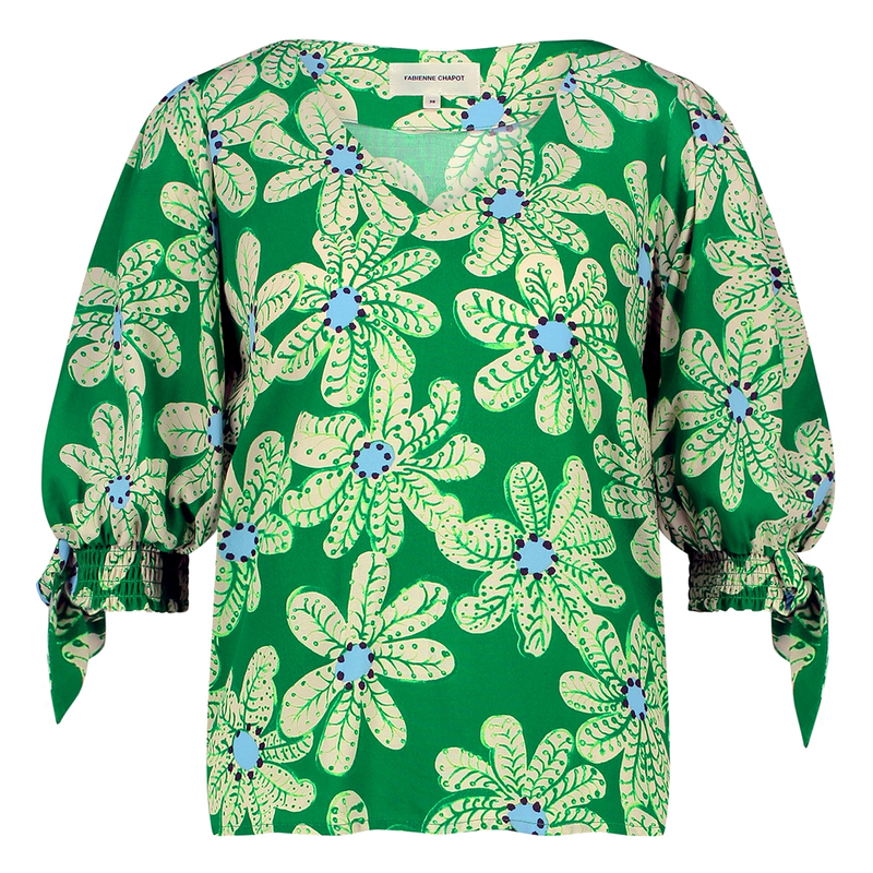 Dames Blouse Nacha Fabienne Chapot GROEN DESSIN
