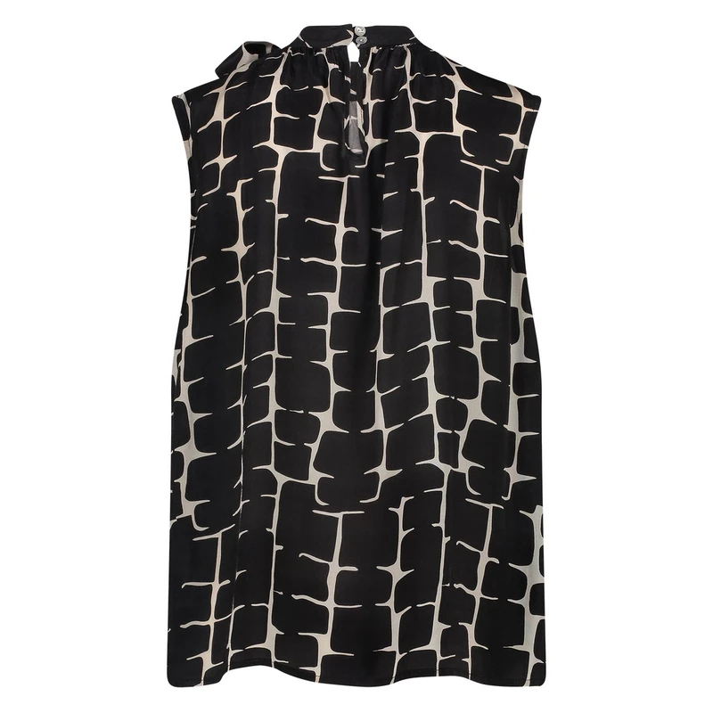 Dames Blouse NAOMI Nukus ZWART DESSIN