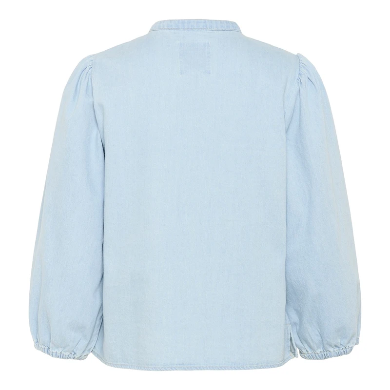 Dames Blouse NicoliePW SH Part Two LIGHT BLUE DENIM