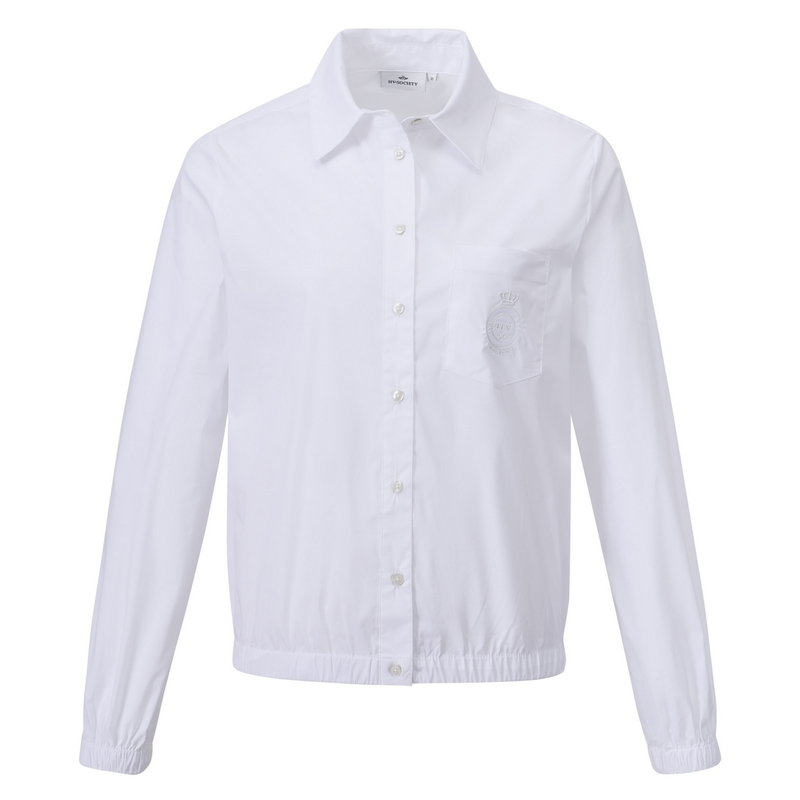 Dames Blouse Noor HV Society WHITE DENIM
