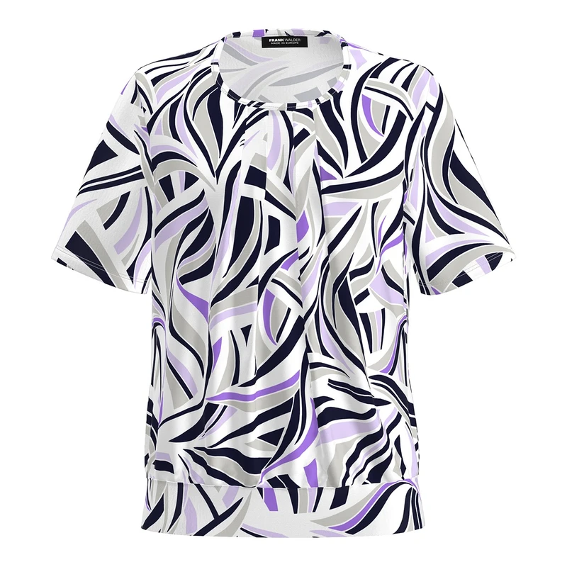 Dames Blouse NOS715422 Frank Walder PAARS DESSIN