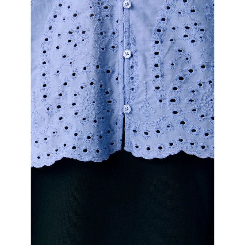 Dames Blouse OBJBITTEN Object LAVENDEL
