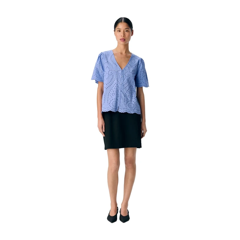 Dames Blouse OBJBITTEN Object LAVENDEL