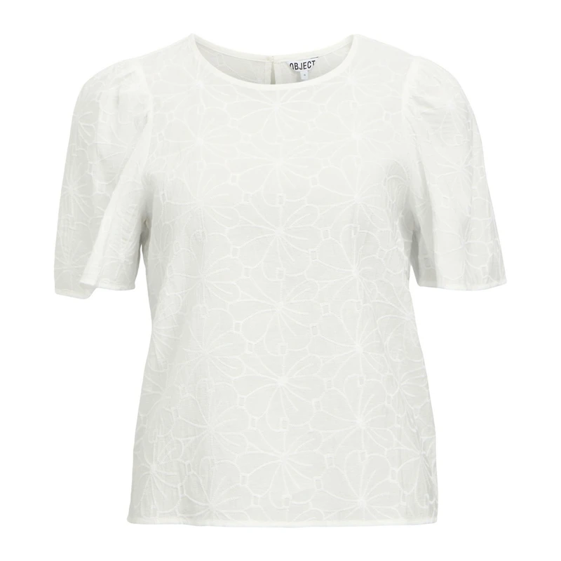 Dames Blouse OBJILLY Object OFF-WHITE