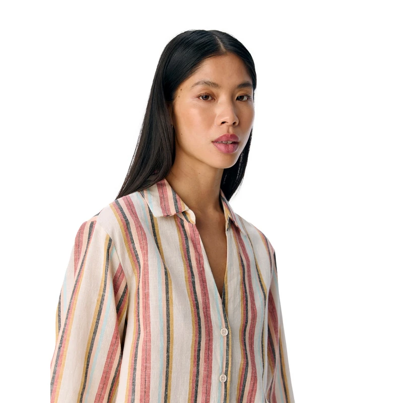Dames Blouse OBJKAREN Object ZAND