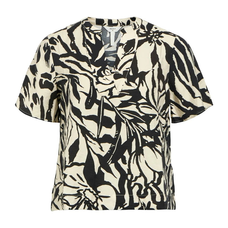 Dames Blouse OBJKARINA Object ZAND