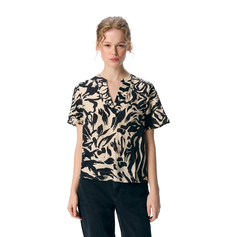 Dames Blouse OBJKARINA Object ZAND